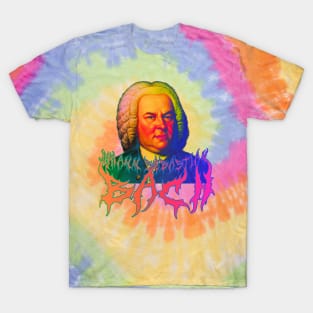 Bach Metal Tie Dye  - Johann Sebastian Bach Psychedelic Graphic T-Shirt